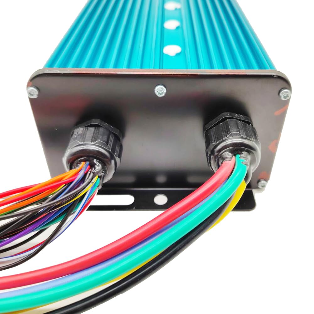 Intelligent Brushless Controller 48V 60V 72V 84V 3000W Maximum Current 100A Aluminium Alloy E-Bike Brushless Motor Controller for Electric Bicycle Scooter