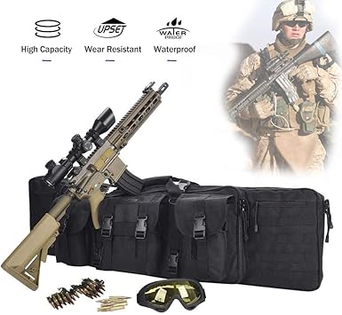 TBDLG Impermeable Rifle Armas Bolsa, con Correa De Hombro ...