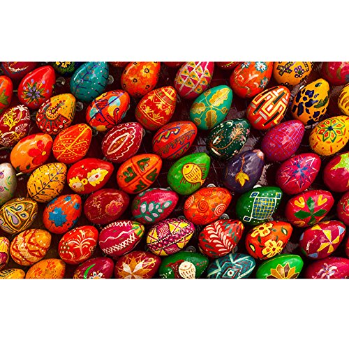 SallyFashion 6Pcs Wooden Faux Fake Eggs, Easter Eggs, Children Play Kitchen Game Food Toy - White Color