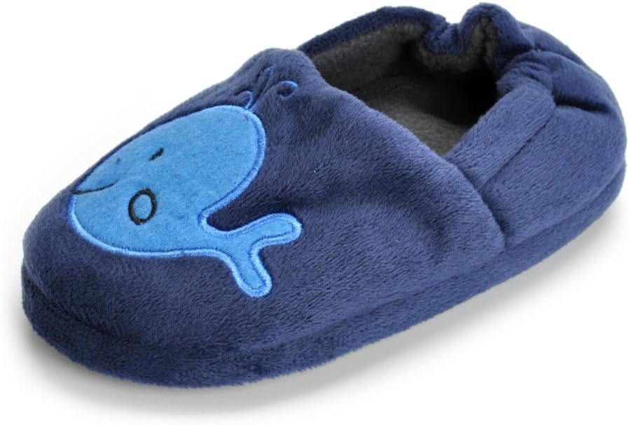 Toddler Boys Girls Anti-Slip Cartoon Slippers Winter Home Shoes