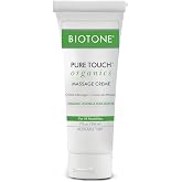 BIOTONE Pure Touch Organics Massage Cr&egrave;me, True Organic Massage, Rich Texture, Silky Glide, Soothing Ingredients, Healing Botanicals - 7 Ounce