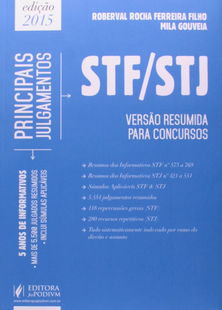 Principais Julgamentos do STF/ STJ 2015. 5 Anos de Informativos PDF ...