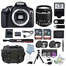 Canon EOS Rebel T6 Bundle With EF-S 18-55mm f/3.5-5.6 IS II Lens + Best Canon Camera Advanced Accessory Kit - Including EVERYTHING You Need To Get Started