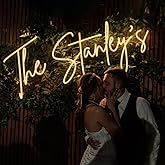 Wakklia Custom Neon Signs, Neon Name Sign Customizable for Wall Decor, Personalized Neon Signs Larger LED Light up Sign Customizable for Bedroom Wall Decor, Neon Name Sign For Wedding Birthday Shop