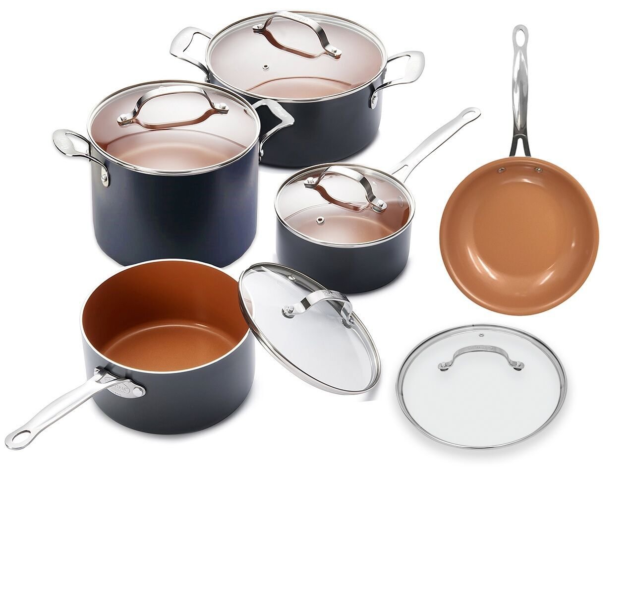 Best gotham steel 10 piece nonstick cookware set