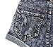 Bienzoe Girl's Summer Denim High Waist Holes Ripped Jeans Shorts Size 10