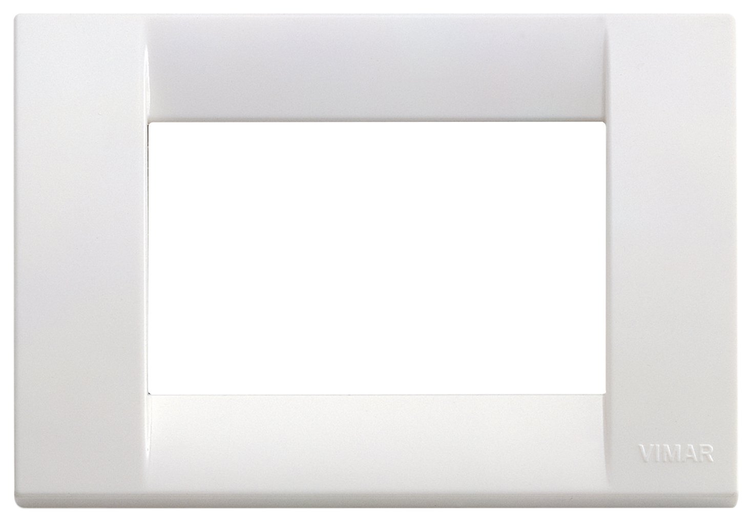 Placca Classica 3 Moduli Vimar Idea Bianco Brillante
