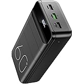 LQHUE Power Bank 60000mAh 22.5W Fast Charging Portable Charger with Flashlight, 4 Outputs & 3 Inputs LED Display Huge Capacity External Battery Pack for Most Electronic Devices on The Market