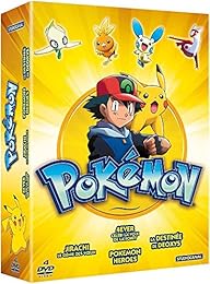 Pokémon - Coffret 4 Films : Pokémon 4ever - Célébi La Voix De La Forêt + Les Héros Pokémon + Jirachi, Le Génie Des Voeux + La Destinée De Deoxys - Pack