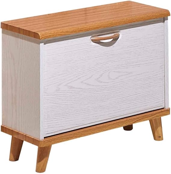 JSONA Schuhwechselhocker Schuhschrank 2-lagiger Aufbewahrungshocker