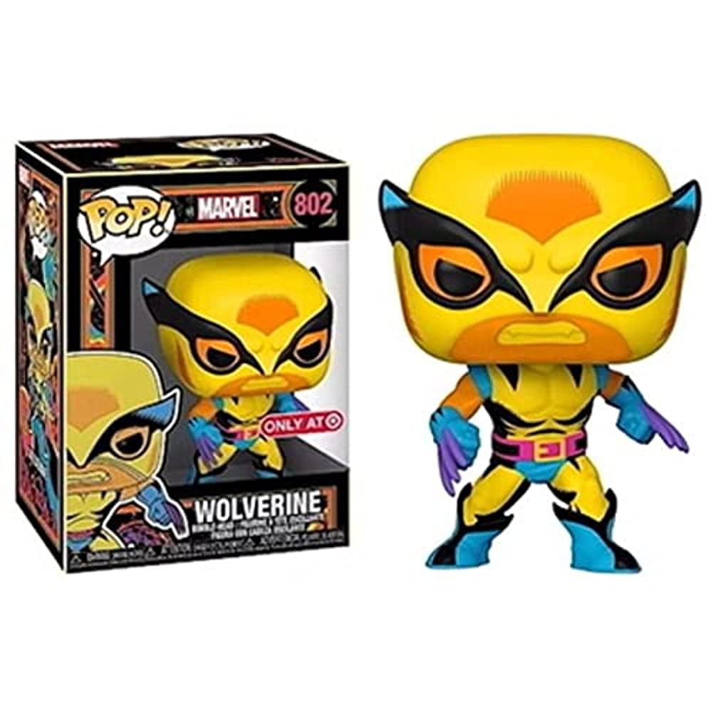 POP Funko Marvel Wolverine #802 [Black Light] Exclusive