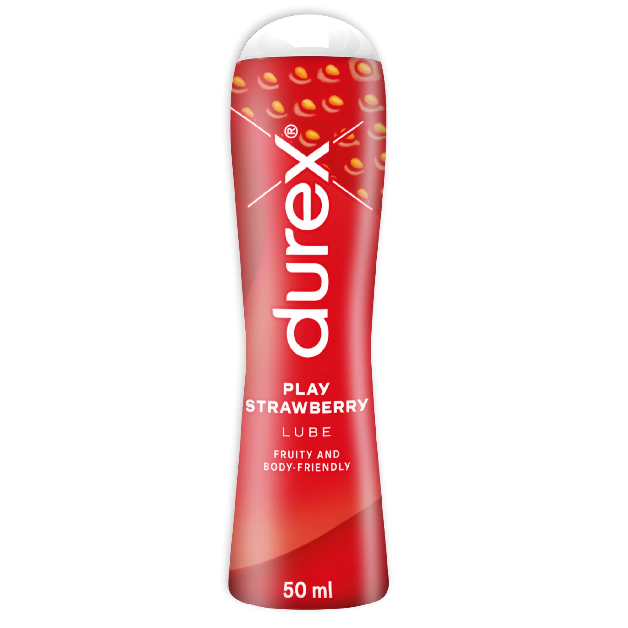 Durex Saucy Lubricant, 50 ml, Strawberry Flavoured