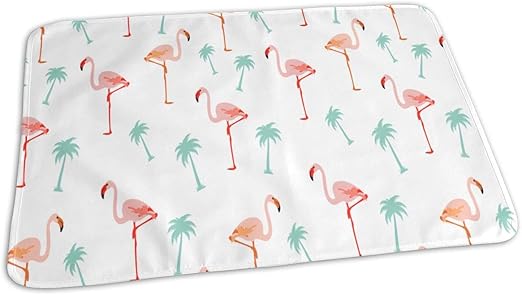 flamingo changing mat