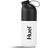 Huel Black Edition Shaker Bottle | BPA Free Long-Lasting Tritan Body 13.5oz | Lockable Lid to Avoid Spills | Dishwasher Friendly | Fill Line Guide for Perfect Measurements | Dishwasher Friendly