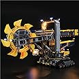 GEAMENT LED Light Kit Compatible with Lego Bucket Wheel Excavator - Lighting Set for Technic 42055 Building Model (Model Set Not Included)