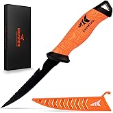 KastKing Speed Demon Pro Fillet Knife with Protective Sheath | Razor Sharp G4116 German Stainless Steel Blade, Non-Slip Grip, Corrosion-Resistant Coating, 8 Options Available