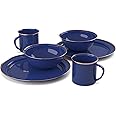 GSI Outdoors Mesa 2-Person Enamelware Dining Set 6-Pieces