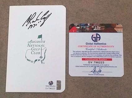 Charles Coody Autographed Masters Golf Scorecard 1971 Certified Authentic At Amazon S Sports Collectibles Store