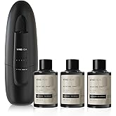 VINEVIDA Waterless Diffuser and 3 Top Selling Hotel Fragrance Oils - Essential Oil Diffuser for Home - Room Fragrance Air Diffuser [Black Aroma Diffuser]
