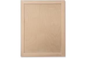 BACKWOODS CABINETRY Raw Maple Shaker Replacement Door - 17.25W X 34H | Ready to Paint | Solid Wood | American Made | Cabinet Refacing Doors