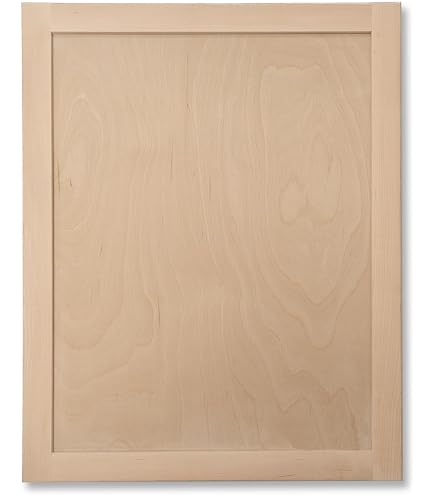 Unfinished Maple Shaker Style Cabinet Doors – Custom Sized – $13.00/sq Ft – Made In USA