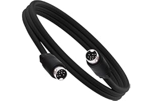 YARCHONN S-Video Cable Mini Din 9 Pin SVideo Extension Cable 9 Pin Mini Din SVHS Lead Cord Male to Male Connector for HDTV VCR DVD Projector Camera Camcorders -2M