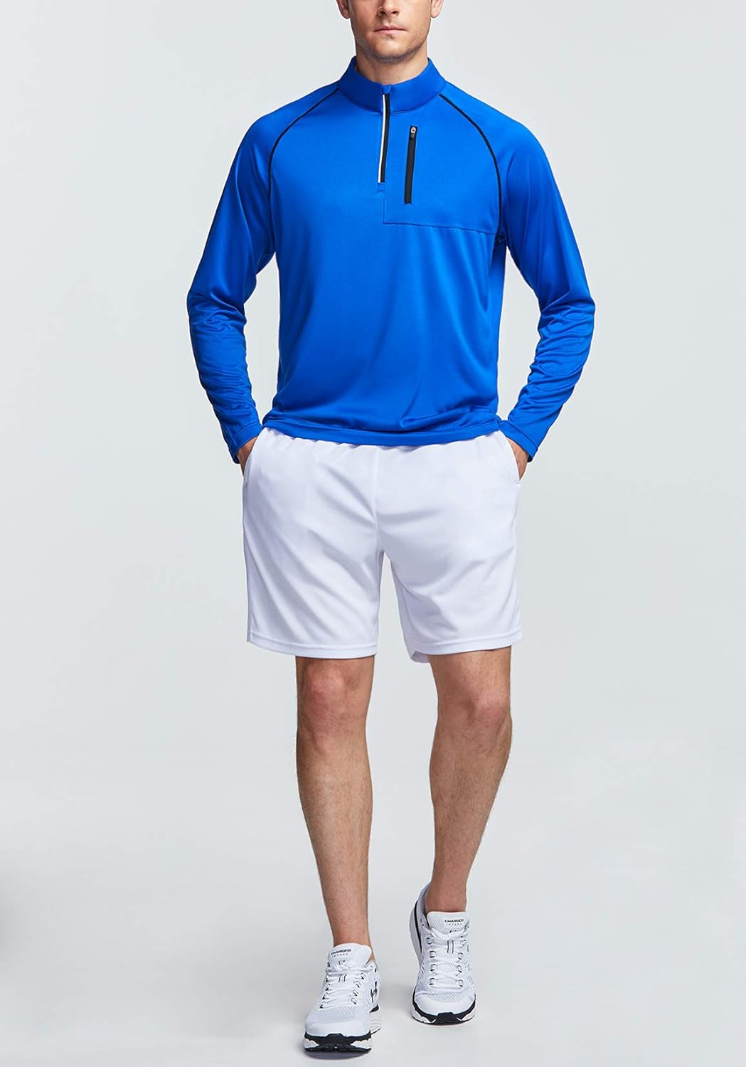 athletic quarter zip mens