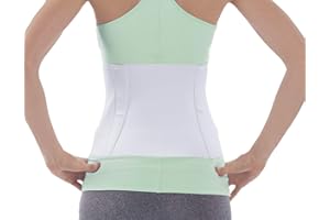 NYOrtho Tapered Abdominal Binder - Firm Compression Wrap - Breathable Stomach Support Post Injury or Surgery - with Contoured Body-Specific Design - 30-36 Inch Made in USA