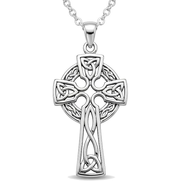 Alexander Castle Collana Charles Rennie Mackintosh In Argento 925 - Ciondolo 20x10 Mm Con Catena 45,7 Cm - Regalo Donna - 3