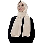 Lina & Lily Opaque Medina Silk Hijab Women's Head Scarf Shawl Wrap
