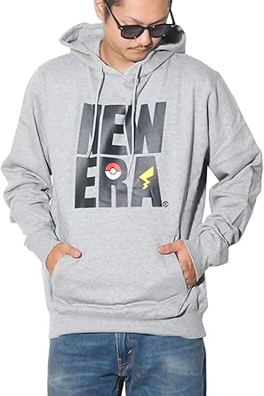 Amazon ニューエラ ポケモン コラボ パーカー メンズ プルオーバーフーディ 裏毛 スウェット Newera スクエア グレー Xl トレーナー パーカー 通販