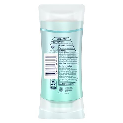DEGREE ADVANCED PROTECTION ANTIPERSPIRANT DEODORANT VANILLA & JASMINE FOR 72-HOUR SWEAT & ODOR CONTROL FOR WOMEN, WITH BODY HEAT ACTIVATED TECHNOLOGY, 2.6 OZ