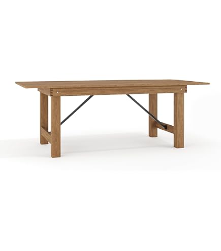 80s folding table ビンテージ　テーブル 1980s Vintage Burnt Bamboo Folding Table and Chairs, a Set of 5