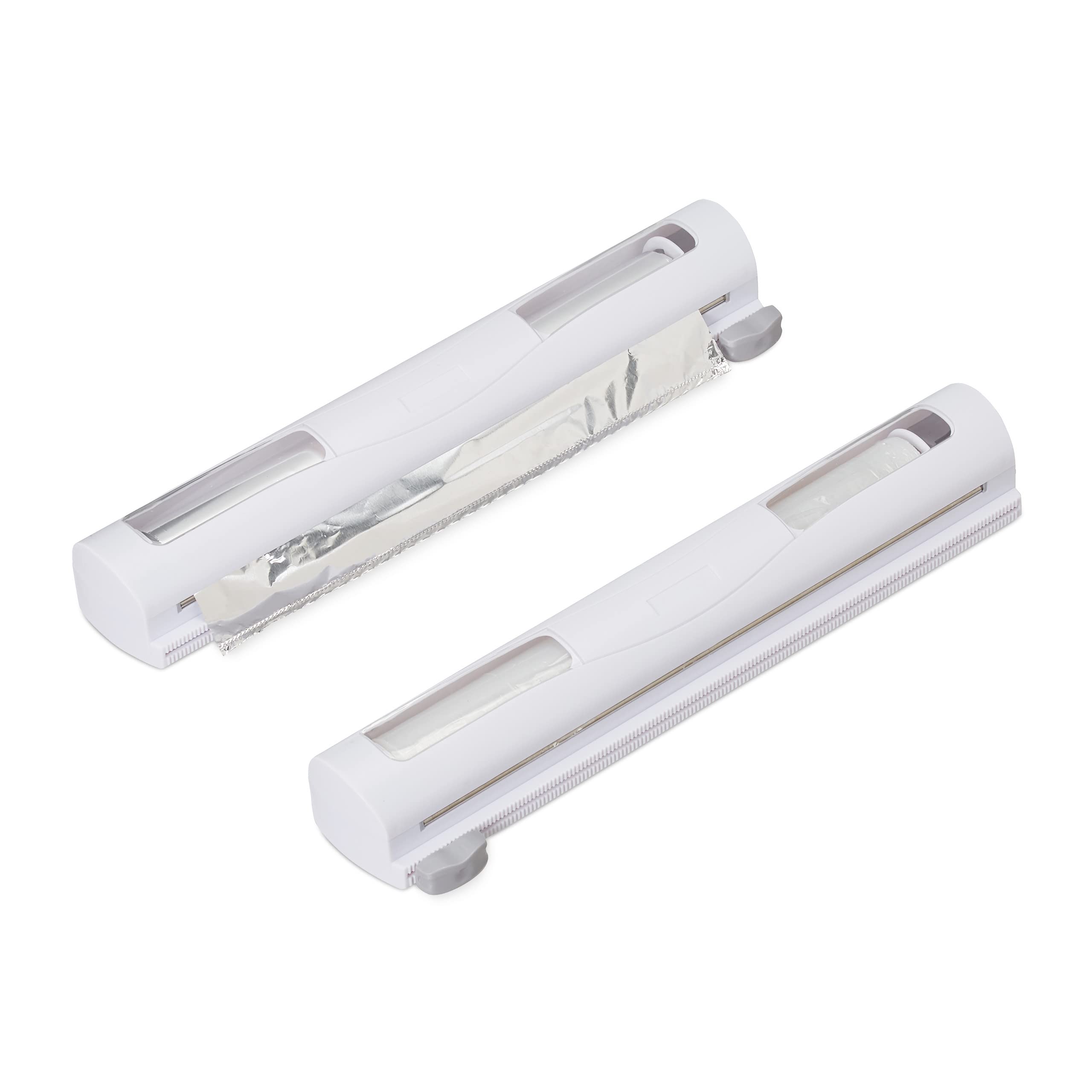 Relaxdays 10027759, foil cutter white, 5 x 37 x 8 cm | without decoration