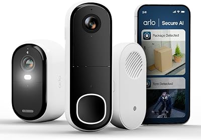 Essential 3 2K Akku Kamera Aussen & Video Türklingel mit Türgong
