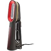 CHI SteamPress 3-in-1 Handheld Garment Steamer &amp; Press Iron for Clothes | Titanium Ceramic Soleplates, 9 Minutes Steaming, 25 Second Fast Heatup, 10" Cord, Black