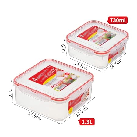 AIDA BPA Envases De Alimento Establece con Tapa Específicos para ...