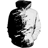 EIysee Graphic Hoodies for Men Women Sweatshirts Unisex Black Red Hoodies Pullover for Teen Boys Anime Hoodie Cool Designs