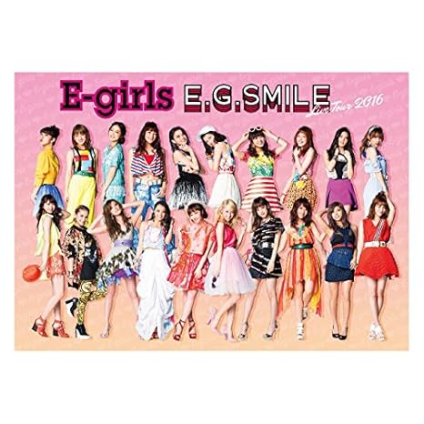 Amazon E Girls イーガールズ E G Smile ツアーグッズ ポスター