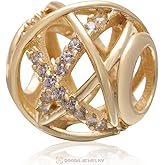 Galaxy Charms with Clear CZ 925 Sterling Silver Openwork Charms Fits Pandora Charms Bracelet Jewelry Gifts for Women