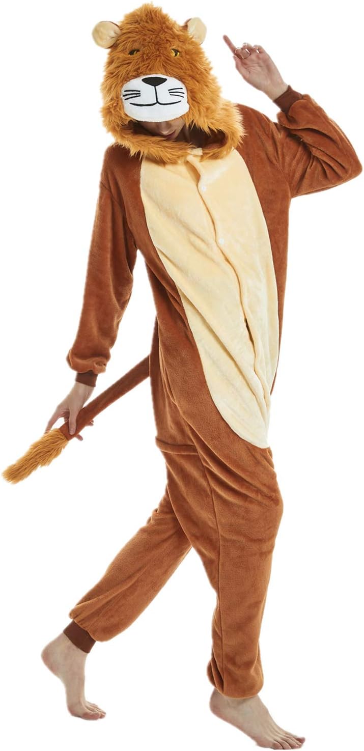XVOVX Adults Children Unicorn Animal Cosplay Costume Pajama Onesie Jumpsuit