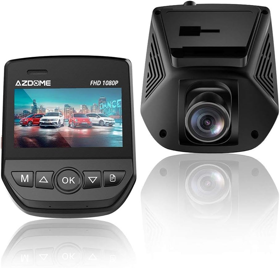 AZDOE WiFi Dashca avec APP 1080P Enregistreur de Conduite de Voiture