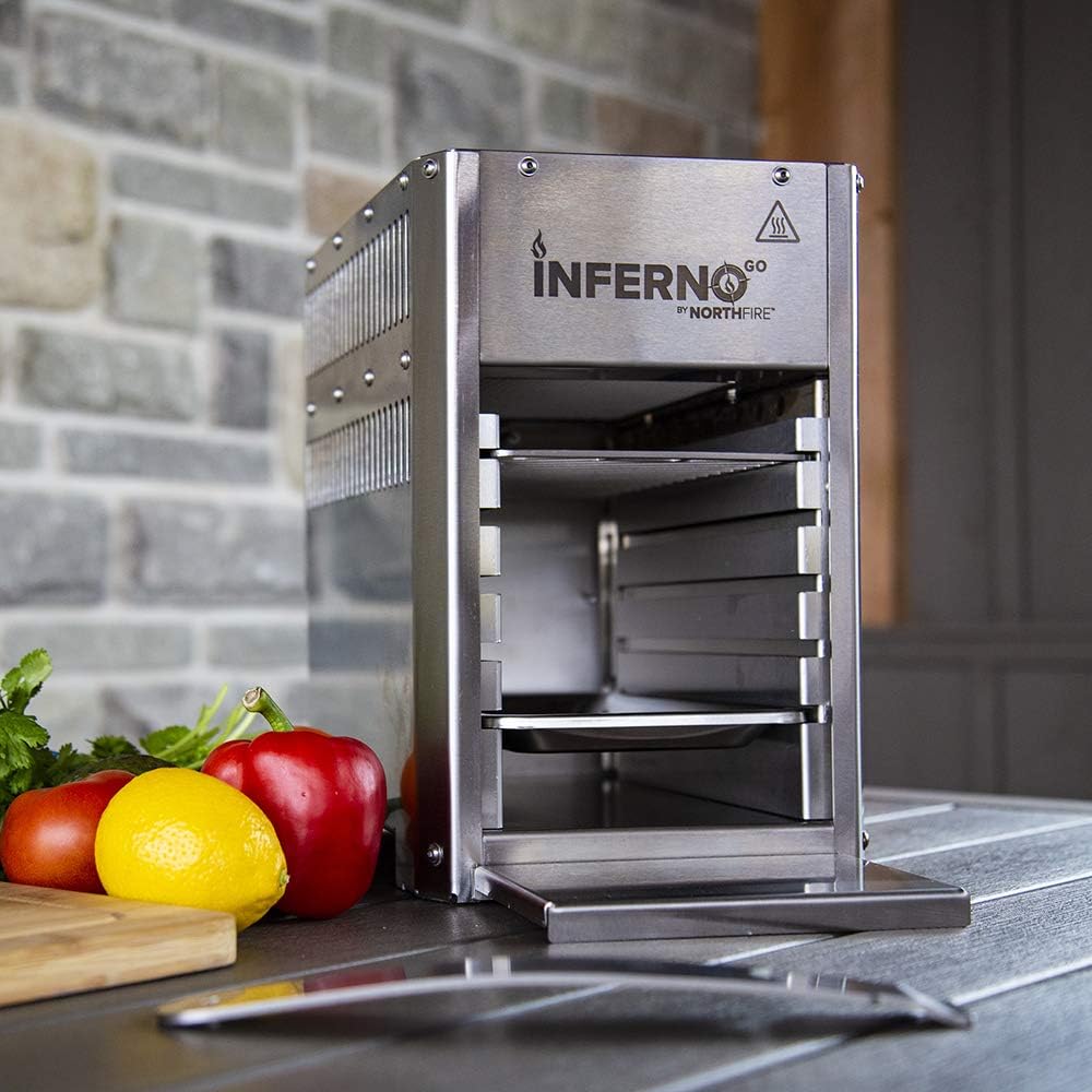 review Northfire Propane Infrared Grill-Single, InfernoGo, Silver