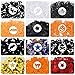 12 Packs Halloween Confetti Table Scatter Decoration Pumpkin Spiders Bats Witches Webs Cat Star Ghost Skull Halloween words Confetti 180g/6.3Oz for Halloween Birthday Party,Slime and DIY Craft,8000Pcs