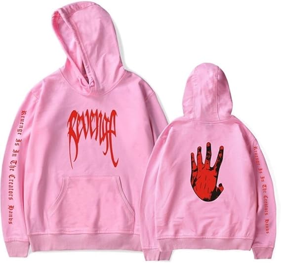revenge hoodie pink