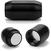 Linsoir Beads Stainless Steel Magnetic Clasp Inner Hole 3mm/4mm/5mm/6mm/8mm Glue-in Jewelry Clasp