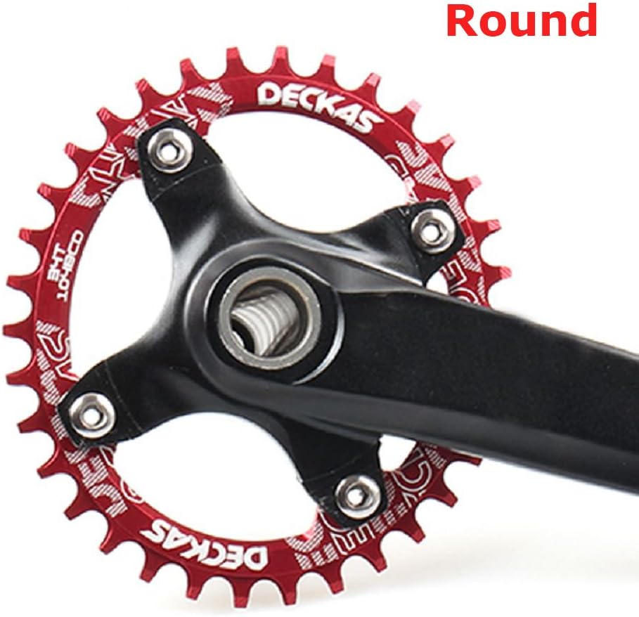 Grofitness Aluminum MTB Single Chainring BCD 104mm Round Chainwheel Repair Bicycle Parts