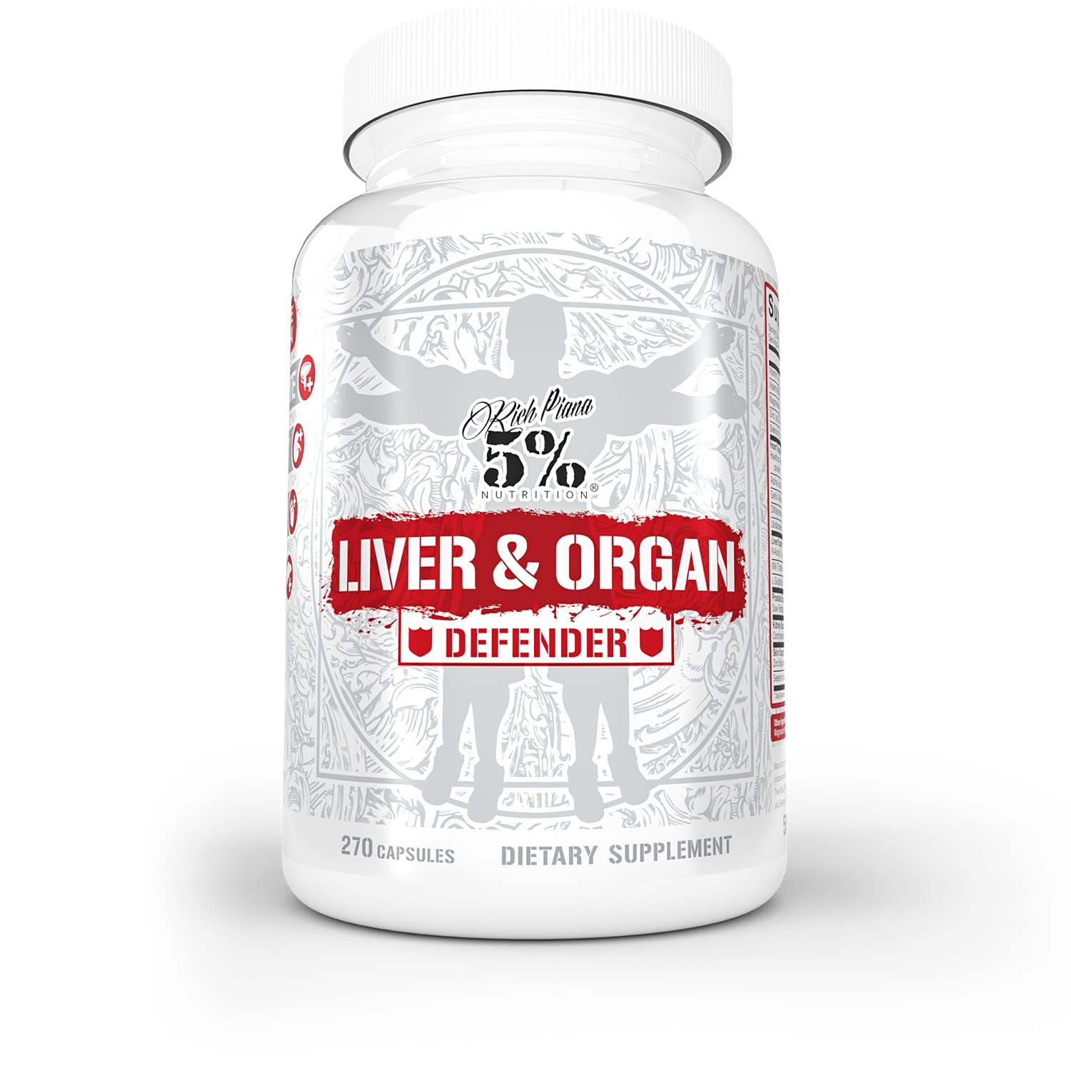 5% Nutrition Liver & Organ Defender Cycle Support (270 Capsules)