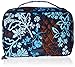 Vera Bradley Women's Cotton Large Blush & Brush Makeup Organizer Case, Java Floral, One Size