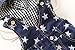 Kidscool Baby Boys/girls White Star Print Cardigan Denim Overalls with Hat
